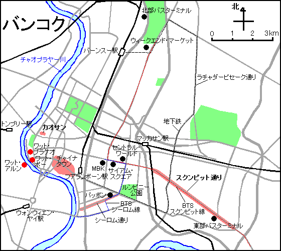 バンコク地図