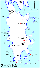 プーケット島地図